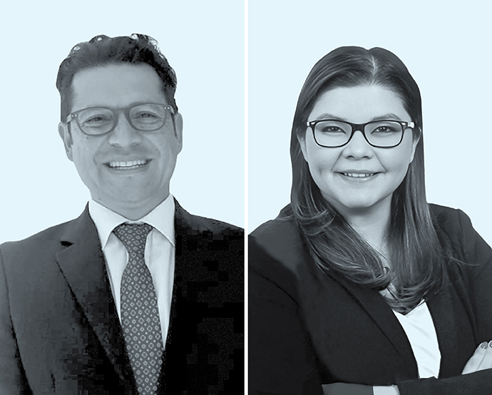 Juan Manuel Cuéllar, de Posse Herrera Ruiz, y María Fernanda Morales, de Consortioum Legal - Guatemala
