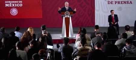Andrés Manuel López Obrador en una de sus conferencias mañaneras / Presidencia de la República