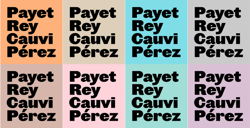 EL nuevo logo fue diseñado en ocho diferentes colores / Cortesía Payet, Rey, Cauvi, Pérez Abogados
