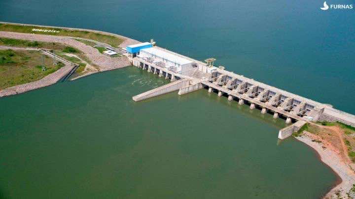 La hidroeléctrica Peixe Angical aprovecha el caudal río Tocantins / Tomada de Furnas - Twitter