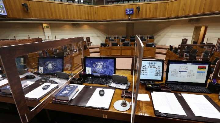 Senado chileno listo para el inicio de sesión en el que se votará la reforma/ Twitter:@SenadoChile  
