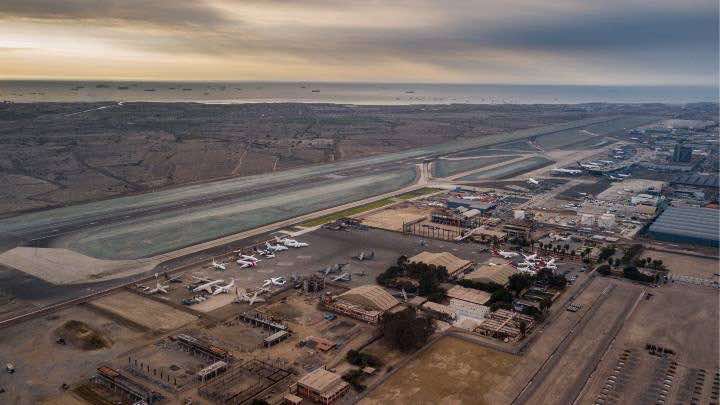 La segunda pista de aterrizaje del principal aeropuerto de Perú estará operativa en 2022 / Tomada del sitio web de LAP