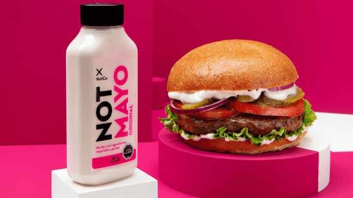 El portafolio de productos de NotCo incluye mayonesa (NotMayo), hamburguesas (NotBurger), helados (NotIce) y leche (NotMilk) / Tomada de NotCo - Facebook