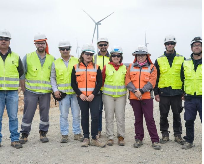 Parque eólico Sarco, ubicado en Freirina, norte de Chile, fue construido por Mainstream y es propiedad de Aela Energía. / Tomado de la página web de Mainstream. 