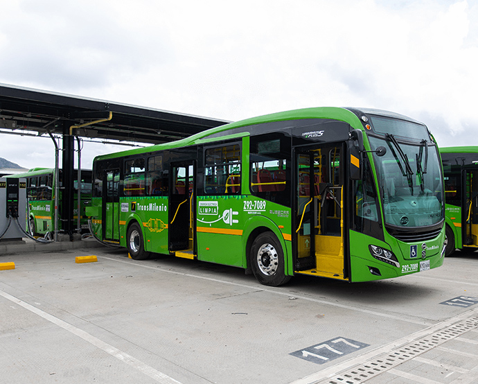 Enel e InfraBridge impulsan el uso de autobuses ecológicos en Bogotá./ Foto: Cortesía Enel Colombia. 