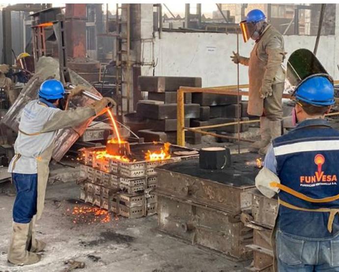 Desde 1963, la fundición peruana Funvesa fabrica piezas y componentes de hierros fundios y aceros especiales. / Tomada del sitio web de la empresa.