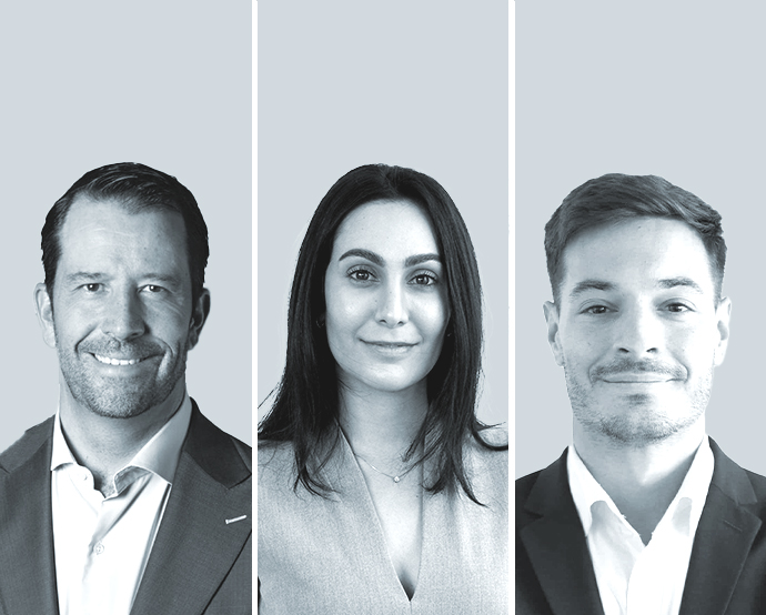 Luis Curiel, Tatiana Kauffmann y Nahuel Pérez