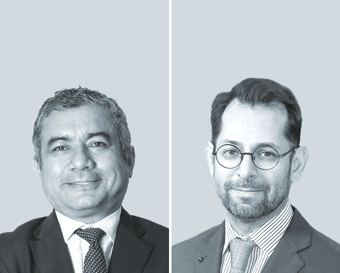 Franco Soria, de CMS Grau - Perú (izquierda), y Luis Vázquez, de Cuatrecasas - Ciudad de México.