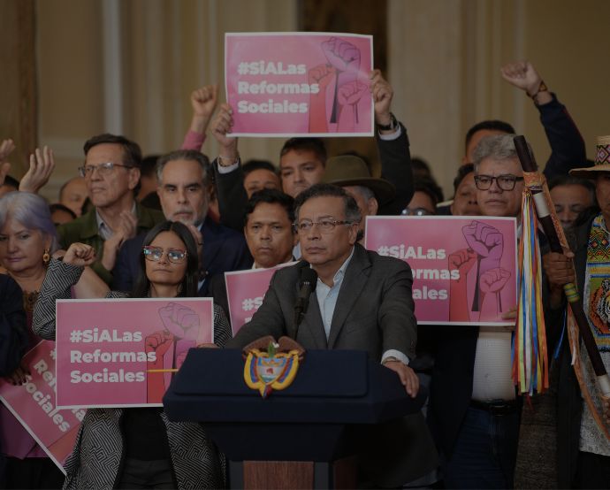 Según un estudio del Banco de la República, la iniciativa de Petro podría destruir más de 450.000 empleos formales./ Foto: Cuenta de la Presidencia en X.