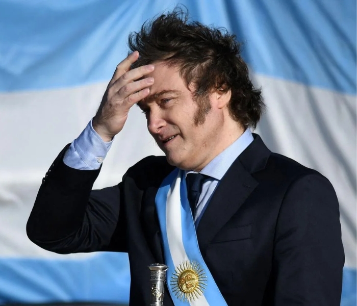 El escándalo por la promoción de la criptomoneda $Libra involucró al presidente argentino en una presunta estafa multimillonaria. / Foto: AFP.