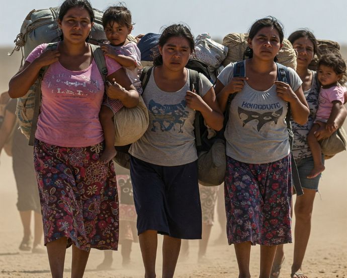 Las mujeres migrantes demuestran su resistencia para reconstruir sus vidas a pesar de las adversidades / Gemini AI