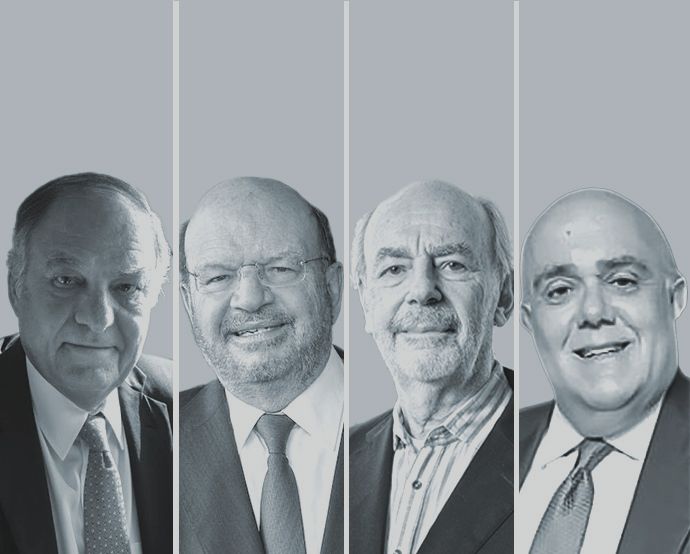 De izquierda a derecha: Jaime Carey, Daniel del Río, Fernando Pelaez Pier y Horacio Bernardes.