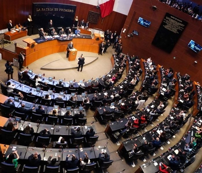 La redacción del proyecto de ley podría incurrir en violaciones al T-MEC./ Foto: EFE.