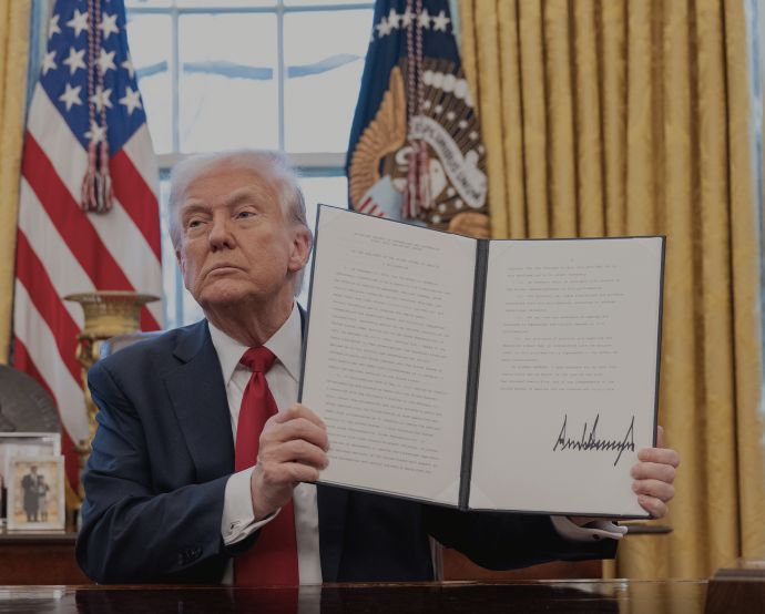 Una jueza determinó que las ordenes ejecutivas violaban la Primera y la Quinta Enmienda / The White House.