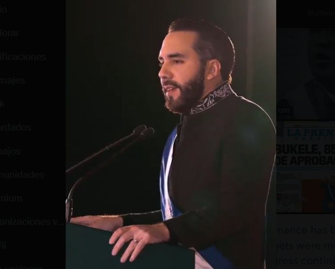 Los agentes extranjeros deberán registrarse en el RAEX dentro del plazo máximo de 90 días contados a partir de la entrada en vigor de la ley. /Cuenta oficial de X del presidente Nayin Bukele.