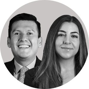 Gabriel Castillo y Nadia Smeke