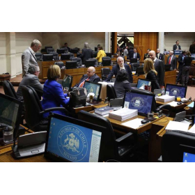 Senado de Chile en discusión legislativa / Archivo