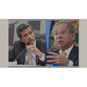 Roberto Campos Neto (izquierda), propietario de Cor Assets, y Paulo Guedes (derecha), implicados en el caso Pandora Papers / Fotos públicas