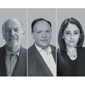 De izquierda a derecha: Fernando Peláez Pier, Leopoldo Hernández y Patricia Villa Berger.