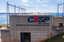 Central Hidroeléctrica Porto Primavera (Ingeniero Sérgio Motta) tiene una capacidad instalada de 1.540 megavatios (MW) y está situada en el río Paraná / Tomada del sitio web de CESP