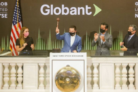 Las acciones de Globant cotizan desde hace más de seis años en la Bolsa de valores de Nueva York / Tomada de la página de la empresa en Facebook