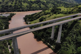 El proyecto vial Conexión Pacífico 2 tiene una longitud de 95 kilómetros y comprende los tramos Bolombolo – La Pintada y La Pintada – Primavera, en el departamento de Antioquia / Tomada de Concesión La Pintada - Twitter