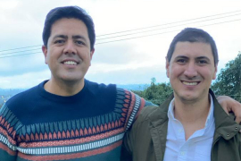 Óscar Montezuma Panez, director ejecutivo de Niubox para Perú y Ecuador, junto a Diego Álvarez, country manager de la firma en Ecuador / Tomada de Niubox Legal Digital - Twitter
