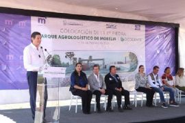 La primera piedra del proyecto fue  puesta el 26 de febrero./ Tomada de la página del Gobierno de Morelia en Facebook.