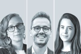  Gabriela Espinosa Cantú, Leandro Belusci y Jana Poch