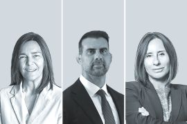 Cristina Duch, Sergio Moraes y Carolina Belmar