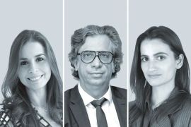 De izquierda a derecha: Eugenia Sermeño,João Daniel Rassi y Emma Fischer