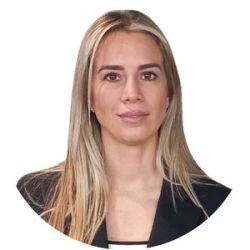 Milena Sljivich, socia de Berkemeyer