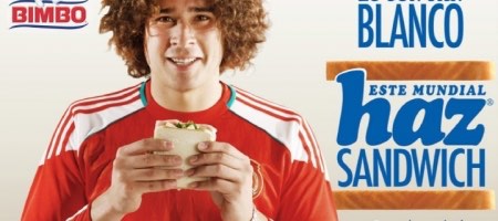 "Haz sándwich" fue una campaña de Bimbo de 2006 que usaba la imagen de futbolistas / Bimbo
