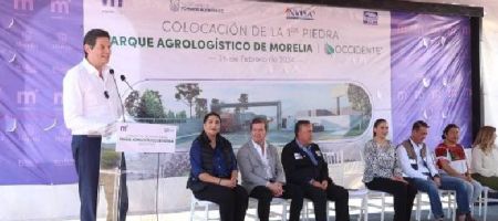 La primera piedra del proyecto fue  puesta el 26 de febrero./ Tomada de la página del Gobierno de Morelia en Facebook.