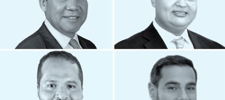 Terencio García, Carlos Téllez, Oscar Torres y Julio Vargas
