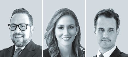 Juan José Soto Arias se unió a Pérez-Llorca - México (izquierda); Lisette Torres Ortiz, de Robalino, y Marcus Fonseca, de Demarest Advogados.