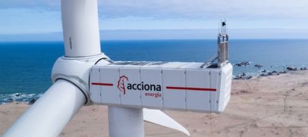 El parque eólico San Juan de Marcona tiene una capacidad de 135,7 MW y está operativo desde finales de 2023./ Tomada del sitio web de Acciona.