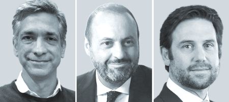 José Barreto Netto, Iván Delgado y Fabio Campos Mello 