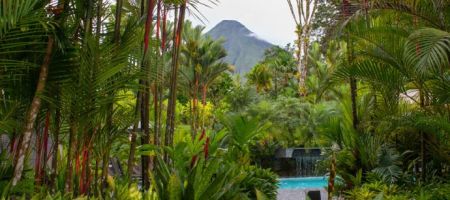 Tabacón Thermal Resort & Spa está ubicado a los pies del Volcán Arenal, en el distrito La Fortuna de Costa Rica./ Tomada del sitio web de la instalación hotelera.