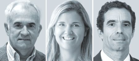 Eusebio Yribarren, Dina Chaves y Diego Morandé