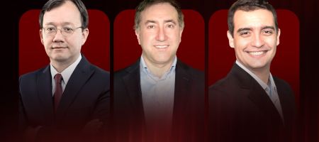 Carlos Arguedas Vargas, Felipe Corvalán y Guilherme Calazans   