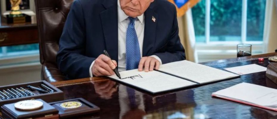 El 18 de julio de 2025, el presidente Donald Trump firmó la “Ley para la Guía y Establecimiento de la Innovación Nacional de Stablecoins de EE. UU. / Foto tomada del sitio web de la Casa Blanca.