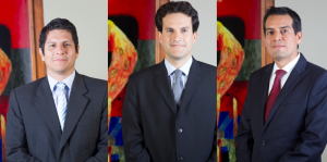 (Izq. a Der.) Alejandro Manayalle, Jorge Trelles y Raúl Hidalgo